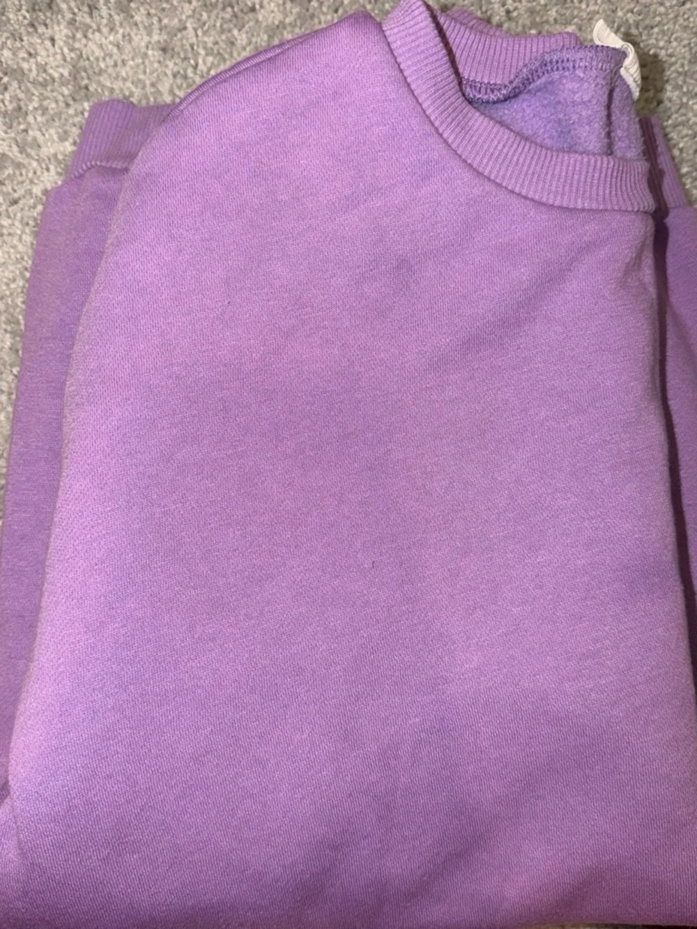 SHEIN Purple 'Positive Vibes' Graphic Sweatshirt for Kids